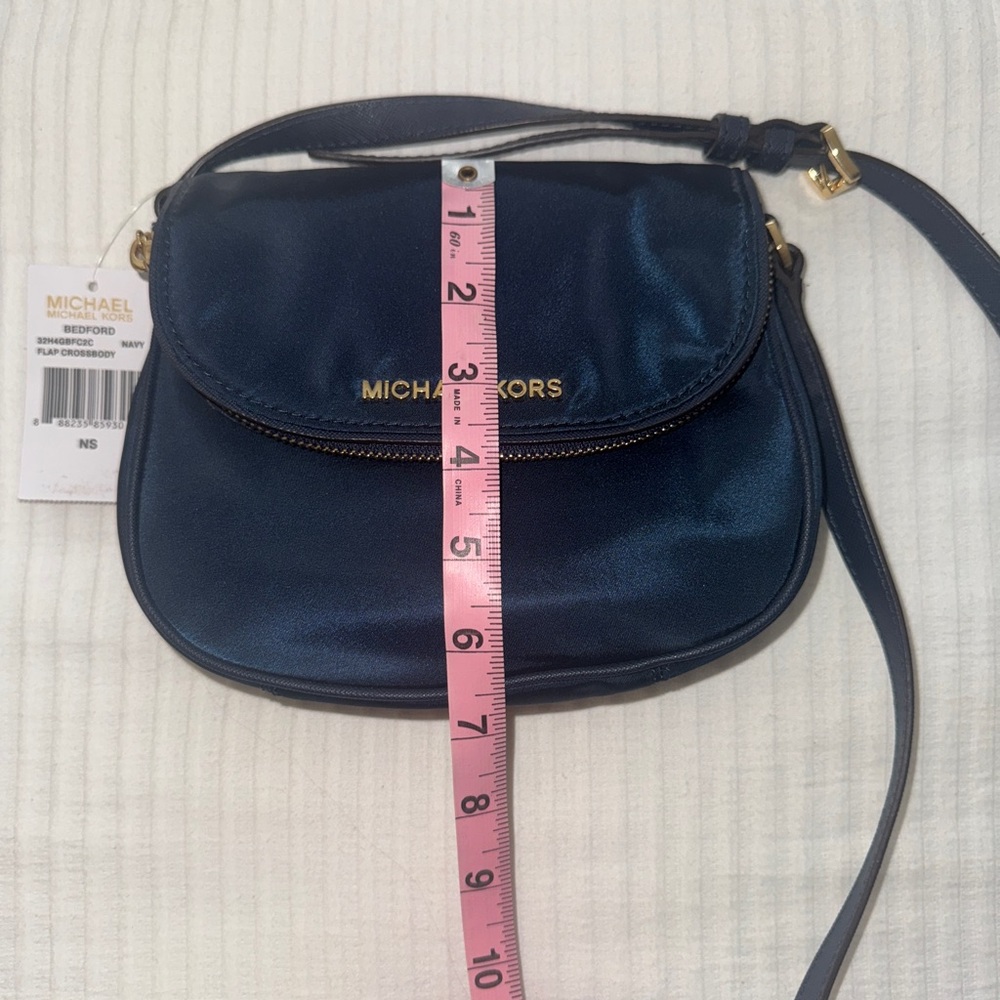 Michael Kors Navy Bedford Nylon Crossbody Bag - Picture 7 of 7